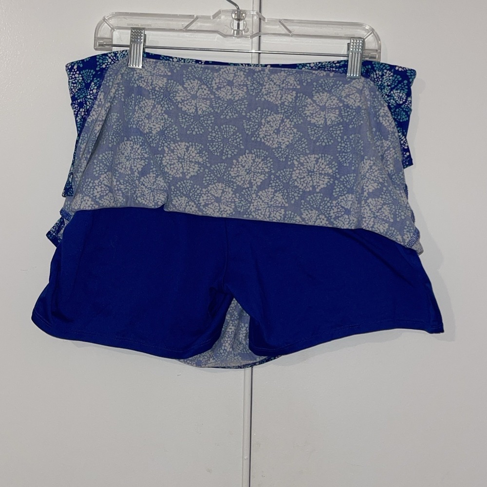 Tranquility Skirt Skort By Colorado Floral Stretch Athleisure Tennis Golf XL - Picture 4 of 5